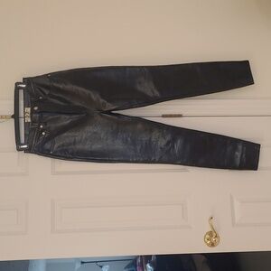 We the free faux leather pants Size 27.Free People